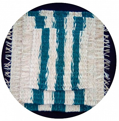 She makes beautiful, durable and unique items such as placemats, bags  ,wallets etc from eco-friendly materials.