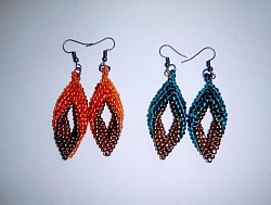 Orange and blue green with copper $31